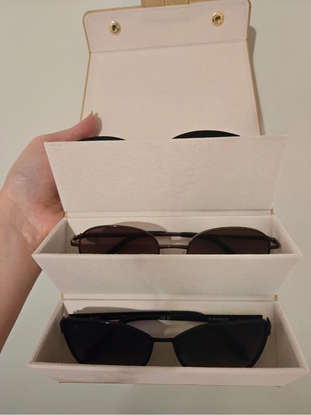 Sancia Sunglasses Case - 3 compartments